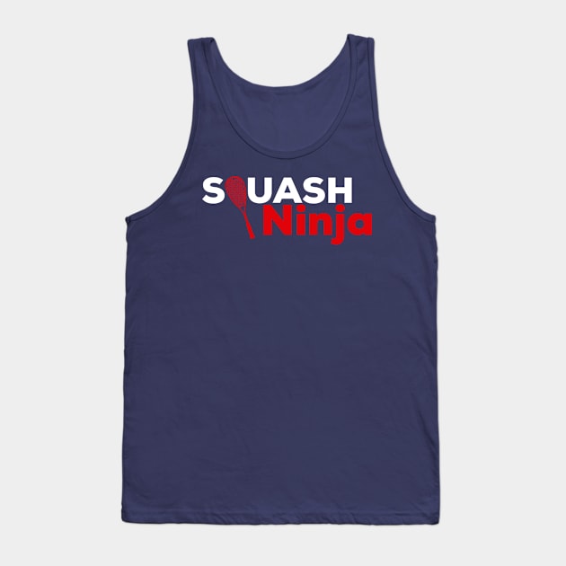 Squash Ninja red Tank Top by Sloop